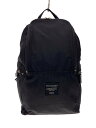 【中古】marimekko◆リュック/取っ手欠品/BLK【バッグ】
