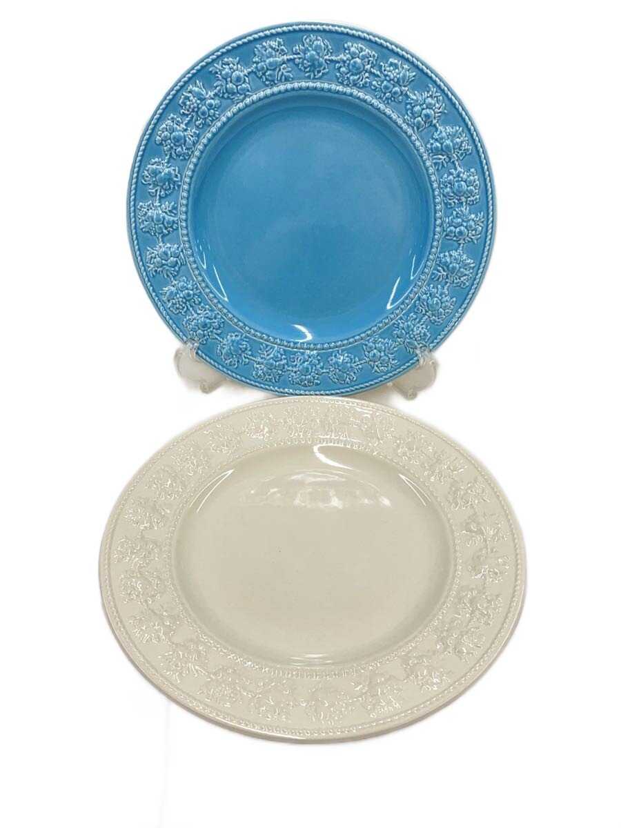 WEDGWOOD◆festivity blie/festivity ivory/プレート/2点セット/WHT