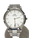 【中古】Daniel Wellington◆クォーツ腕時計/アナログ/ステンレス/WHT/SLV/SS/DW00100341【服飾雑貨他】