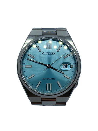 【中古】CITIZEN◆自動巻腕時計/アナログ/ステンレス/BLU/SLV/SS/TSUYOSAコレクション【服飾雑貨他】 【中古】CITIZEN◆自動巻腕時計/アナログ/ステンレス/BLU/SLV/SS/TSUYOSAコレクション【服飾雑貨他】