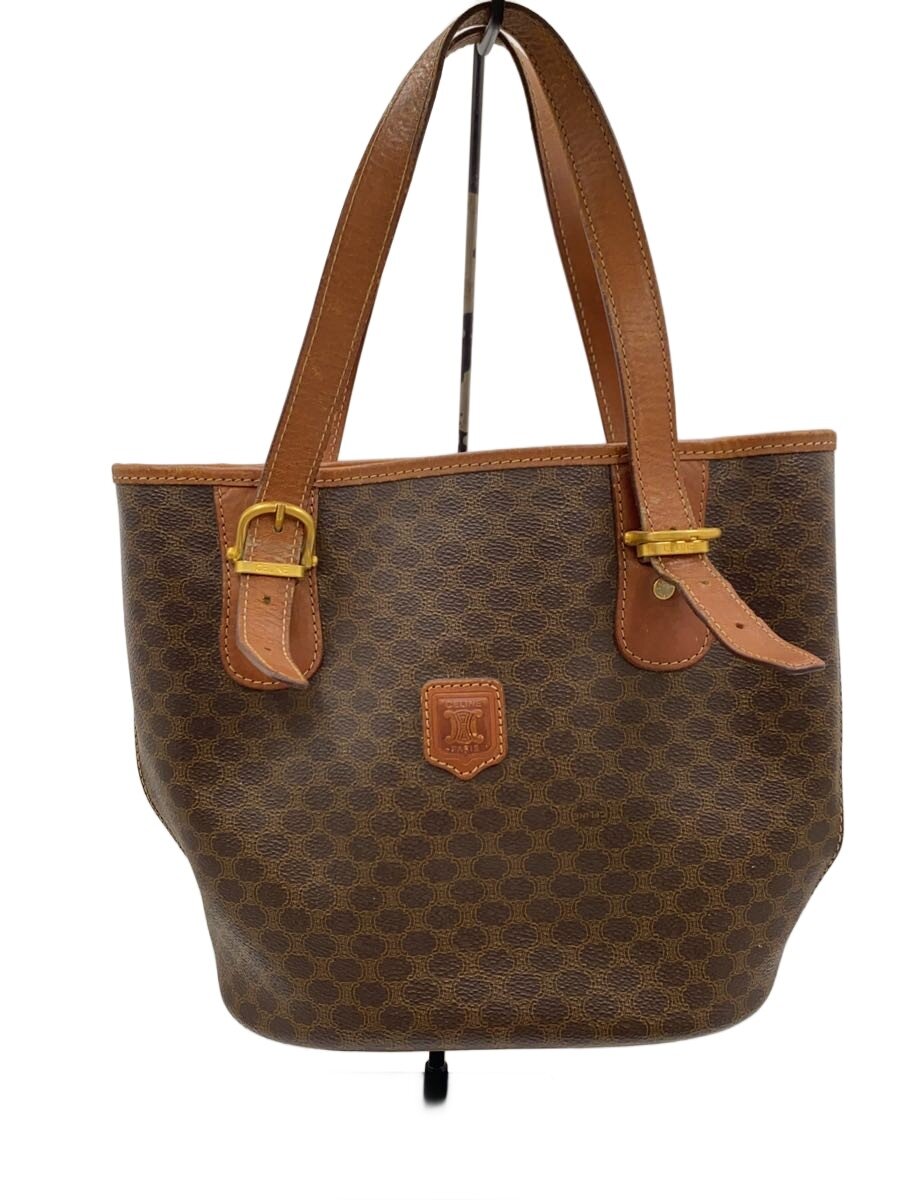 【中古】CELINE◆トートバッグ/レザー/BRW/M96【バッグ】