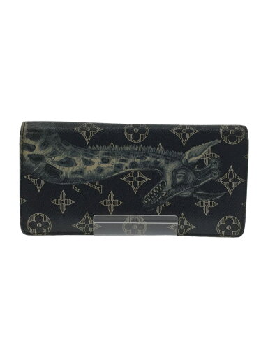 【中古】LOUIS VUITTON◆長財布/キャンバス/NVY/アニマル/メンズ/M66025【服飾雑貨他】 【中古】LOUIS VUITTON◆長財布/キャンバス/NVY/アニマル/メンズ/M66025【服飾雑貨他】