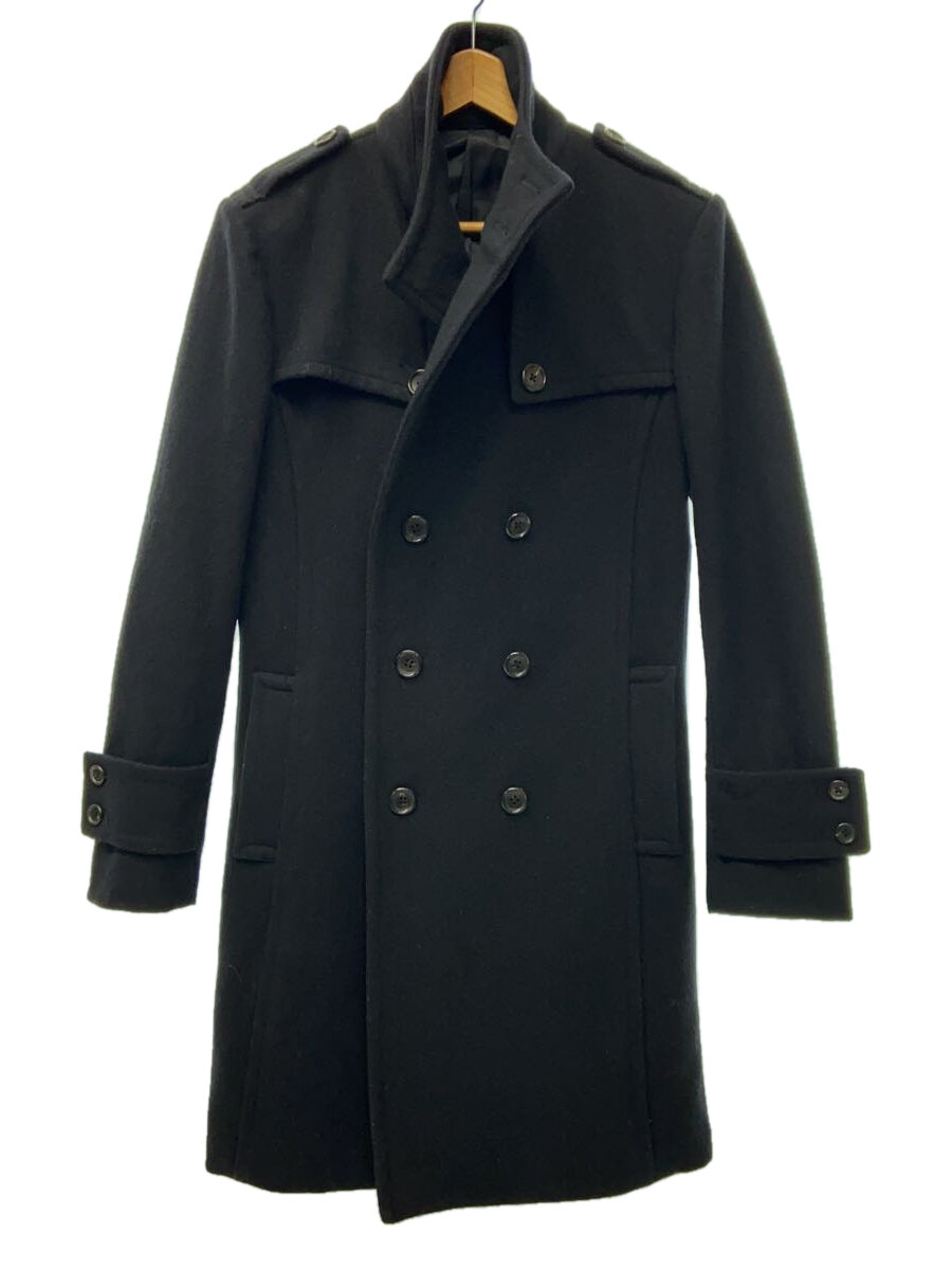 【中古】5351 POUR LES HOMMES◆コート/4/ウール/BLK//【メンズウェア】