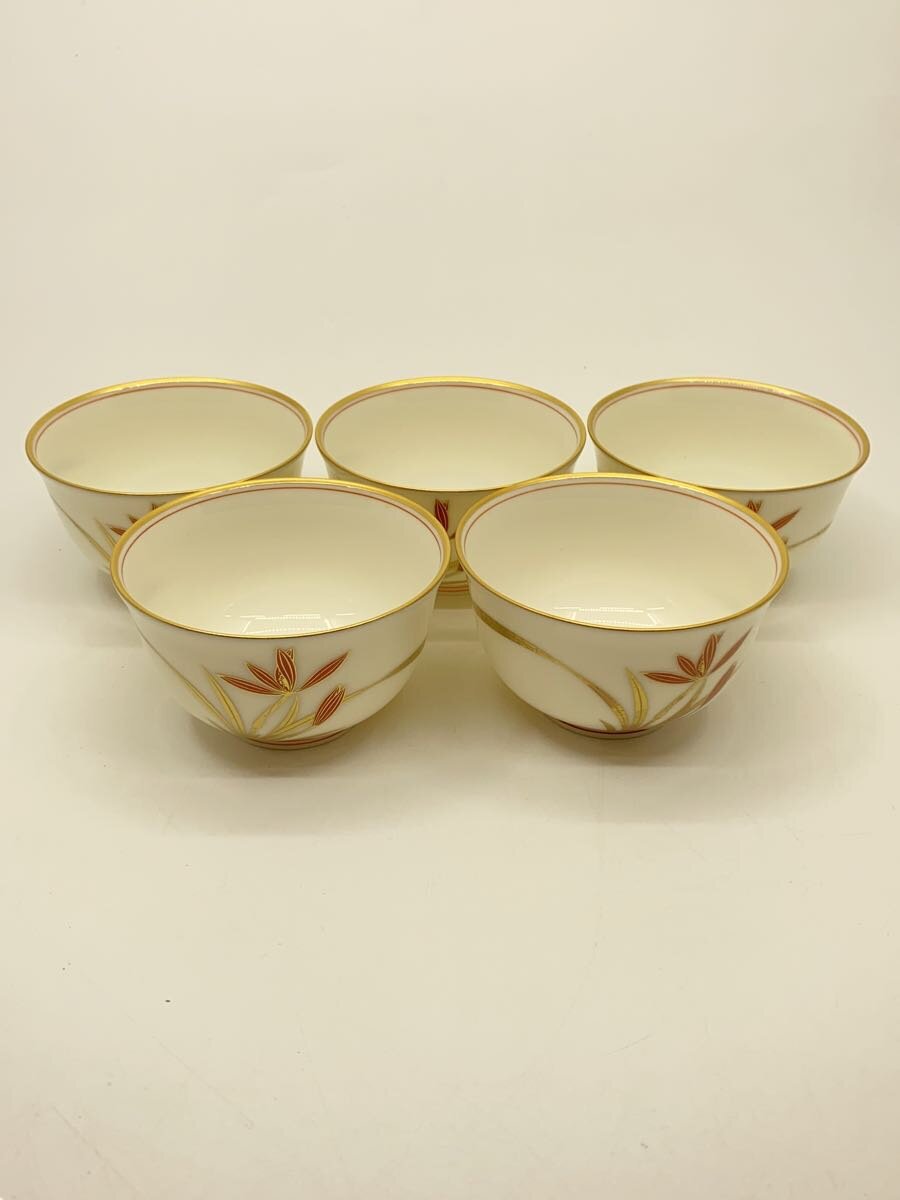 【中古】香蘭社◆湯呑/5点セット/WHT【キッチン用品】