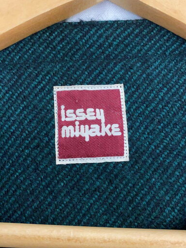 【中古】ISSEY MIYAKE◆ジャケット/--/ウール/NVY/mn34530/9/70s【メンズウェア】