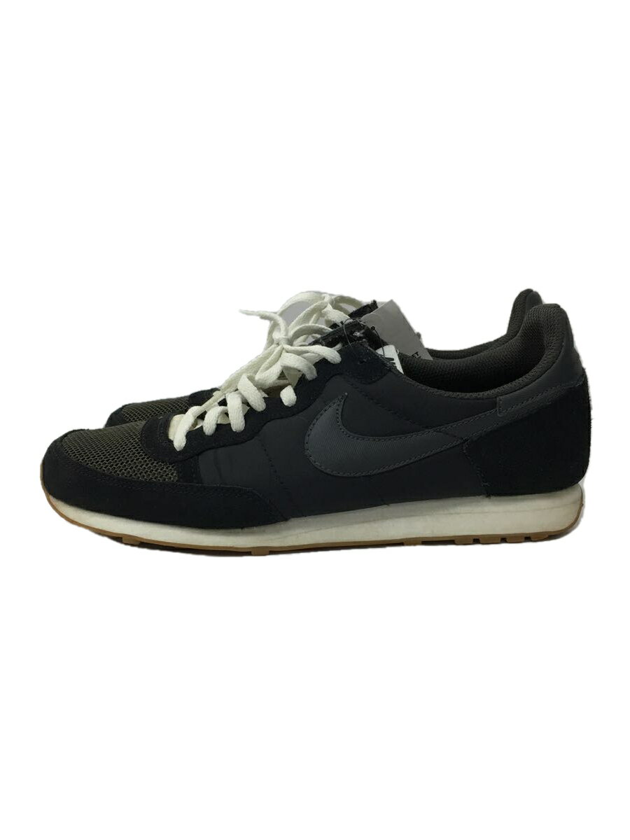 【中古】NIKE◆CHALLENGER/チャレンジャー/ブラック/725066-010/26.5cm/BLK/レザー【シューズ】