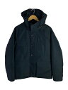 【中古】Woolrich◆ダブルジップマウンテンジャケット/ゴアテックス/ダウンジャケット/S/ポリエステル/NVY/無地【メンズウェア】