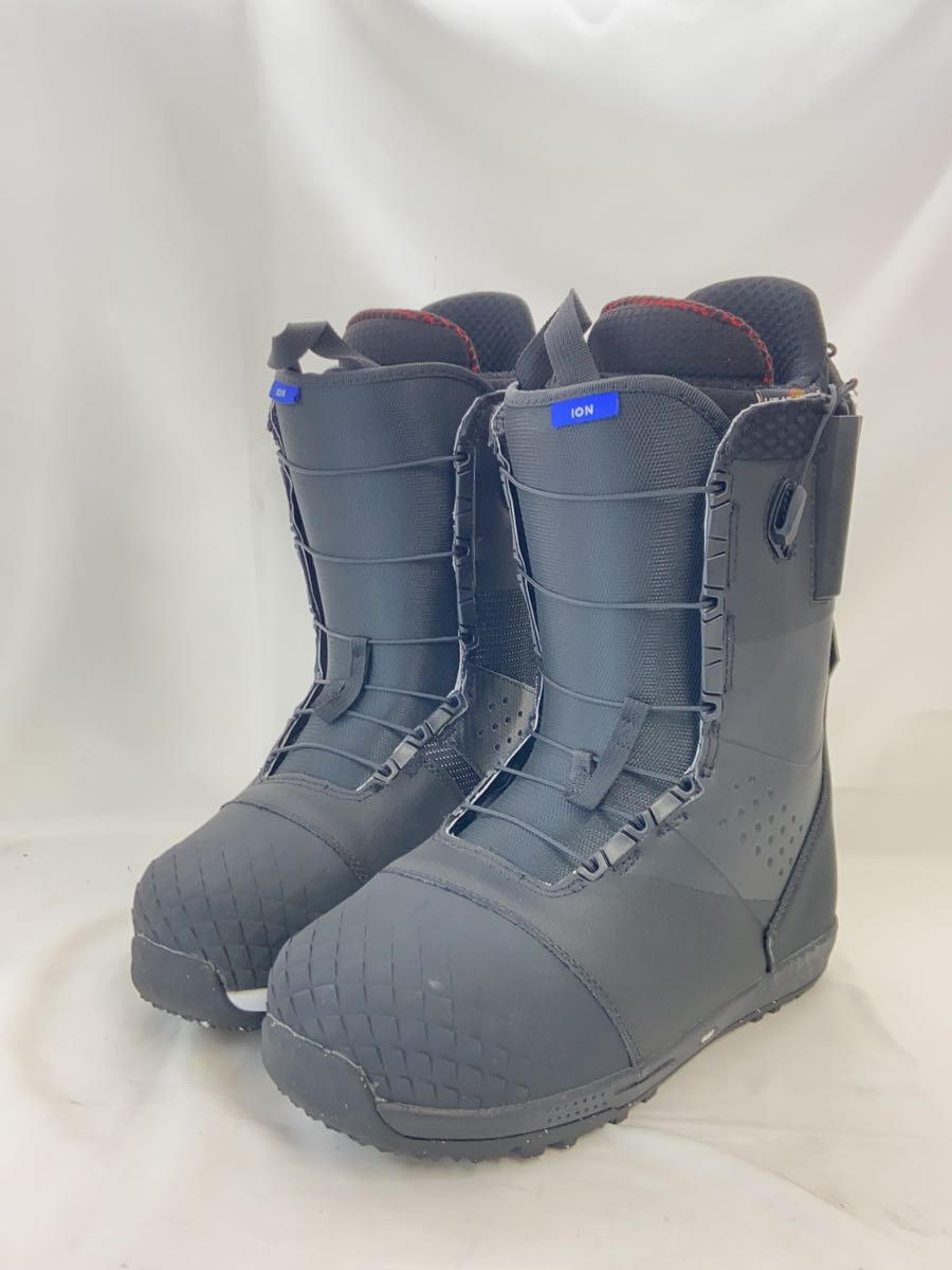 【中古】BURTON◆スノーボードブーツ/US9/クイックレーシング/BLK/ION WIDE Speedzone【スポーツ】