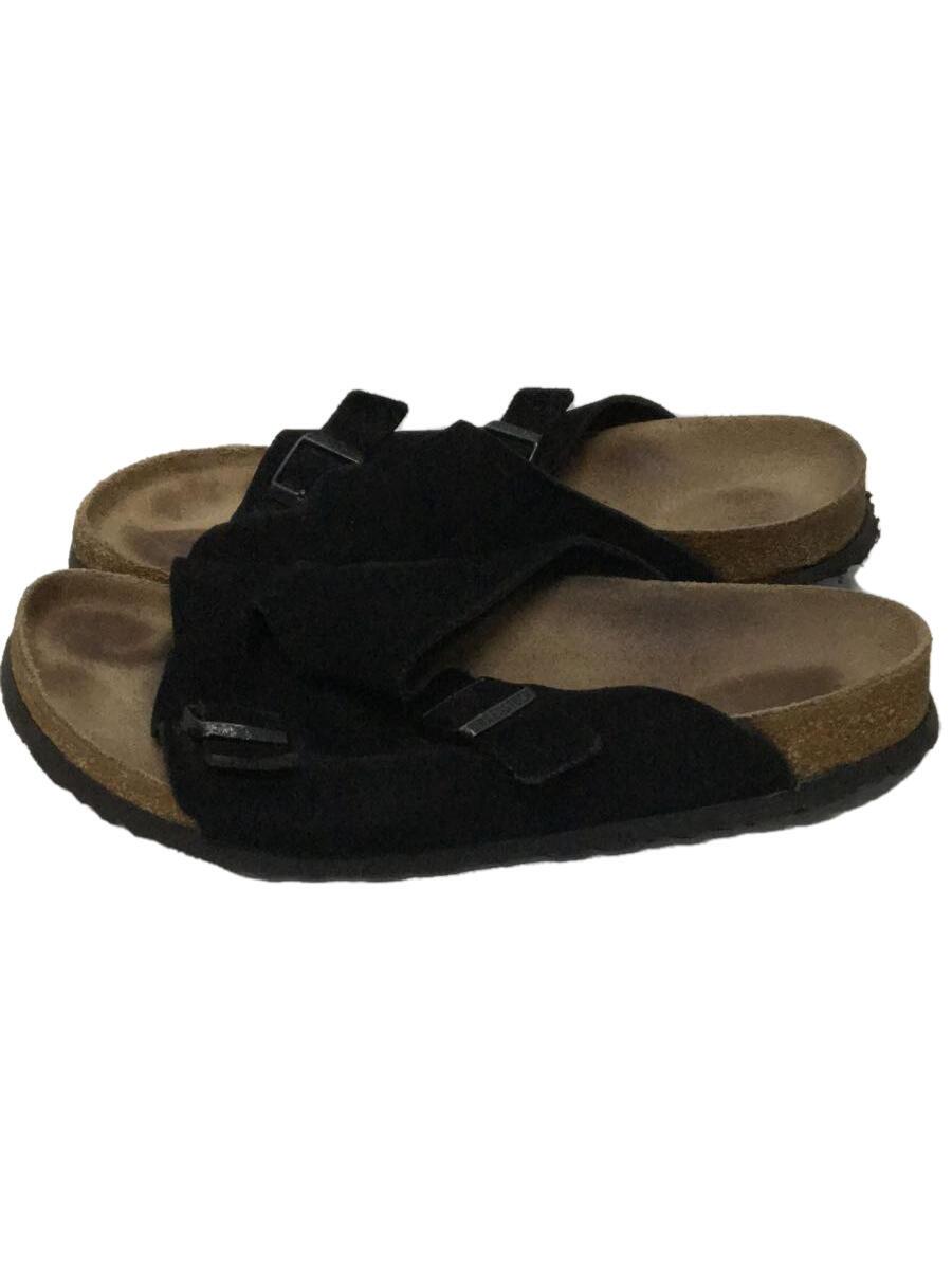 【中古】BIRKENSTOCK◆サンダル/41/BLK/スウェード【シューズ】