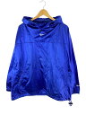 【中古】NIKE◆90s/銀タグ/フーデッドナイロンパーカー/M/ナイロン/BLU/無地/S7-05-10-PRA【メンズウェア】