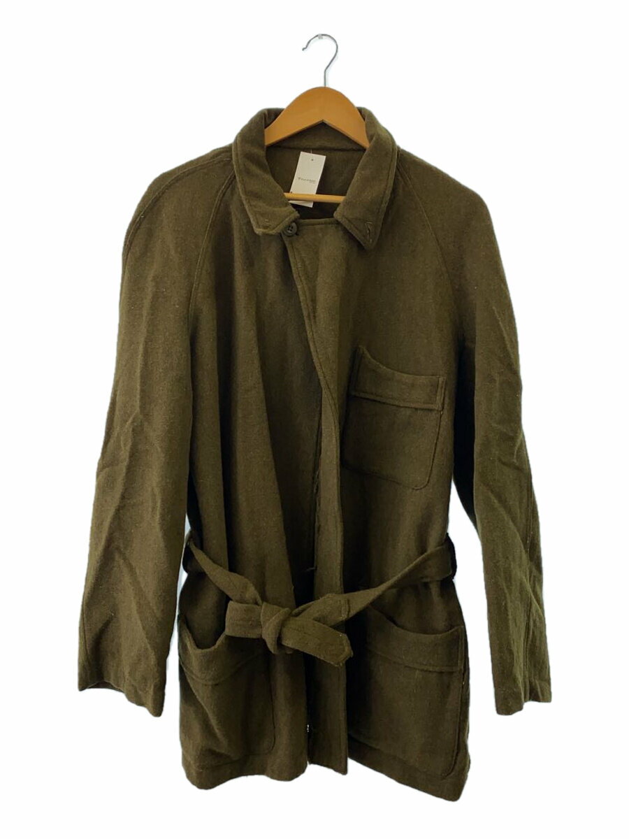 【中古】ITALIAN MILITARY◆ジャケット/--/ウール/KHK/無地/イタリア軍/ホスピタルウールジャケット【メンズウェア】