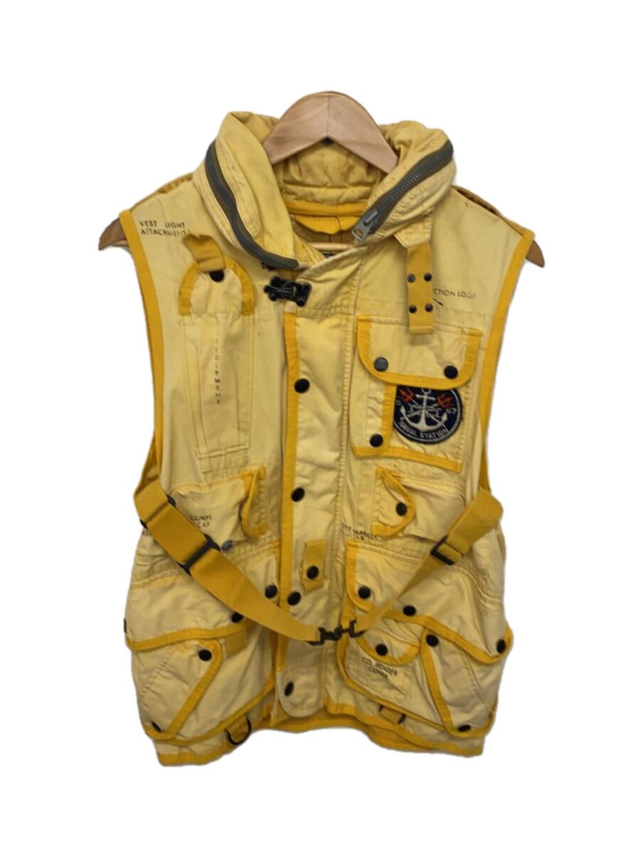 【中古】POLO RALPH LAUREN◆マリンベスト/SS/コットン/YLW/無地//【メンズウェア】