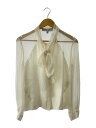 【中古】CAROLINA HERRERA◆長袖シャツ/2/コットン/ホワイト//【レディースウェア】