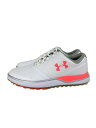 【中古】UNDER ARMOUR◆ゴルフシューズ/スパイクレス/ホワイト/1297176【スポーツ】