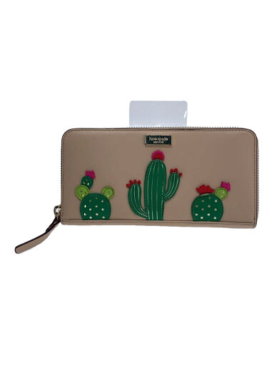 【中古】kate spade new york◆cactus neda/サボテン/ラウンドファスナーロングウォレット/レザー/BEG/WLRU4905【服飾雑貨他】 【中古】kate spade new york◆cactus neda/サボテン/ラウンドファスナーロングウォレット/レザー/BEG/WLRU4905【服飾雑貨他】