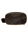 【中古】LOUIS VUITTON◆ポシェット・ガンジュ_モノグラム・キャンバス_BRW/レザー/BRW/総柄【バッグ】(4)