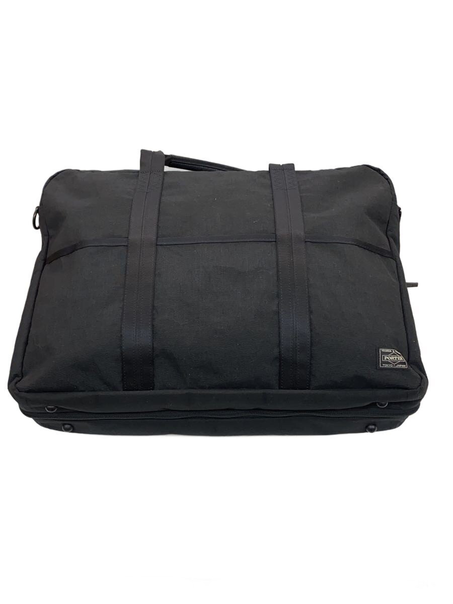 【中古】PORTER◆ブリーフケース/ナイロン/BLK【バッグ】