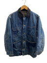 【中古】sears◆80s/Sears Workn Leisure/M/コットン/BLU/無地/ブランケット【メンズウェア】