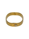 【中古】LOUIS VUITTON◆リジッドブレスレット・ナノグラムストラス_モノグラム_GLD/メッキ/スワロフスキー/GLD/レディース【服飾雑貨他】
