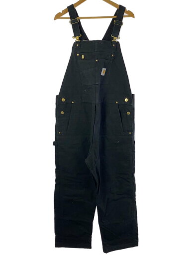 【中古】Carhartt◆オーバーオール/42/コットン/BLK【メンズウェア】 【中古】Carhartt◆オーバーオール/42/コットン/BLK【メンズウェア】