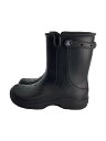 【中古】crocs◆ブーツ/M/ブラック【シューズ】
