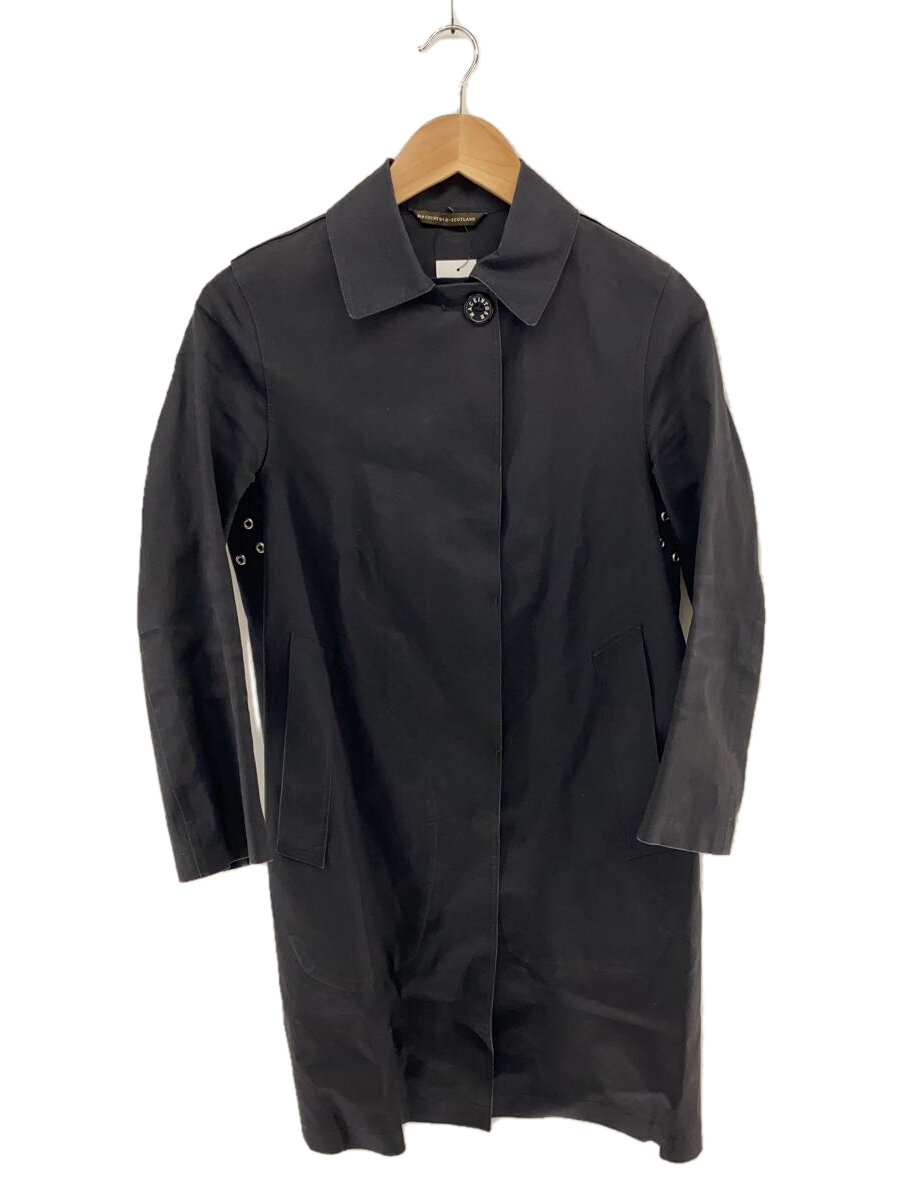 【中古】MACKINTOSH◆ステンカラーコート/36/コットン/BLK/無地【レディースウェア】