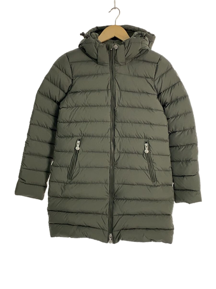 【中古】Pyrenex◆ロングダウンジャケット/36/ナイロン/KHK/HWO069【レディースウェ