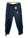 【中古】NIKE◆23ss/xPEACEMINUSONE/G-DRAGON WIDE PANTS/XXS/BLK/ブラック/【メンズウェア】