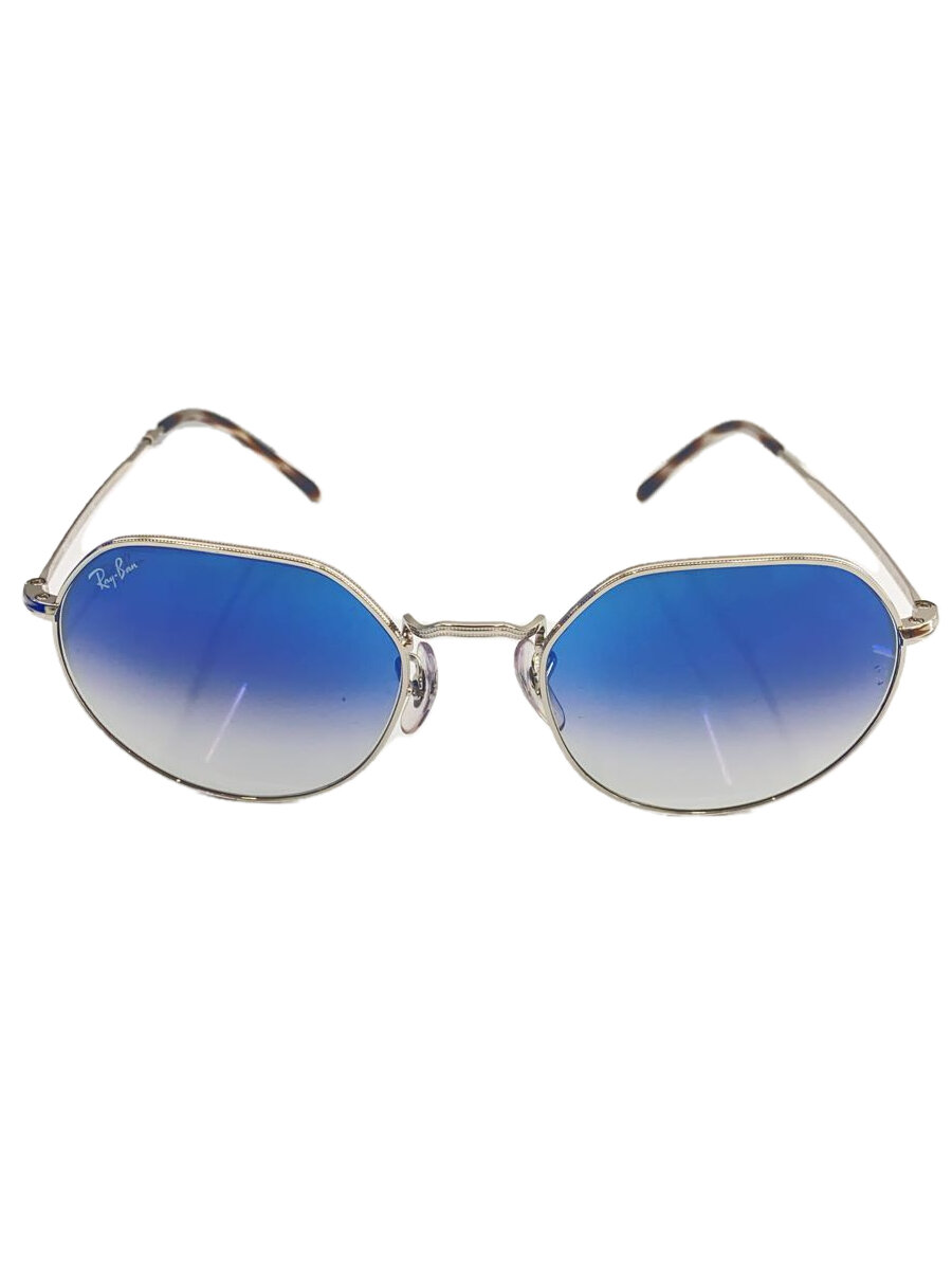 【中古】Ray-Ban◆サングラス/SLV/BLU/メンズ/RB3565【服飾雑貨他】