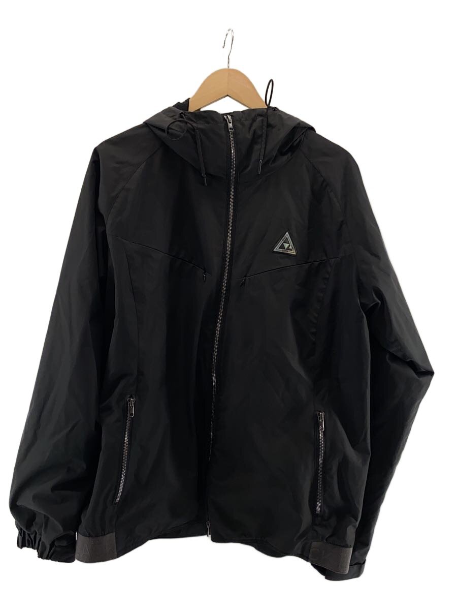 The DUFFER of St.GEORGE◆BLACK LABEL/ナイロンジャケット/--/ポリエステル/BLK/無地/DF-Q9-71179