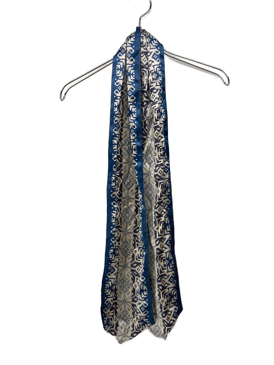 【中古】EPICE◆スカーフ/シルク/BLU/総柄/レディース//【服飾雑貨他】