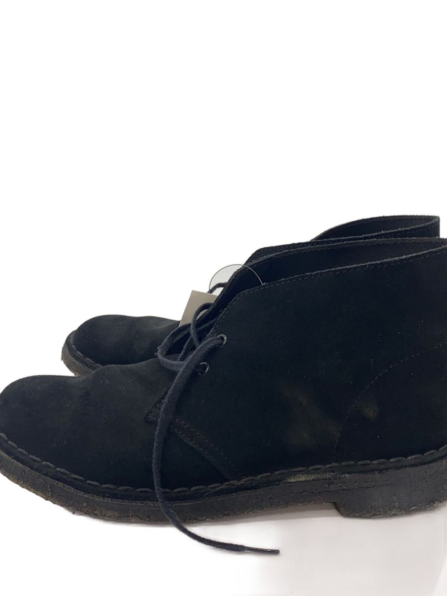 【中古】Clarks◆デザートブーツ/チャッカブーツ/US8/BLK/スウェード/31691【シューズ】