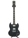 【ブランド】Gibson【ブランドカナ】ギブソン【型番】【程度】B【カラー】黒系【キーワード】　　2023/08/22スーパーセカンドストリート金沢示野店 【4097】【中古】Gibson◆SG Standard/EB/2004ブランドGibson型番カラー黒系実寸【エレキギター】 スケール：620mm / ナット幅：43mm / フレット数：22 【その他】 その他サイズ：/商品は　スーパーセカンドストリート金沢示野店の店頭にて販売しております。商品に関するお問合わせは、お電話(TEL:076-266-6045)にて、問合わせ番号：2340973509208をお伝えください。配送方法やお支払い方法に関するお問い合わせは、サポートセンターまでご連絡をお願いします。※お電話の対応は営業時間内のみとなります。お問い合わせフォームでお問い合わせの際はご注文番号をご記入下さいこの商品に関する出品店舗からのコメントグロス（ツヤ有り）塗装の質感も魅力的な2004年製SGスタンダードです。　ボディ外周に目立つあてキズが複数あり、指板材に褪色による色ムラがみられます。塗装に経年による「ひき」（軽度の収縮）が起きており、木目が透けて見える箇所があります。トラスロッドの効きは良好でフレットは平均して7割の残りです。ケースを含む付属品は欠品し本体のみのお渡しです。重量は約3.3kgです。