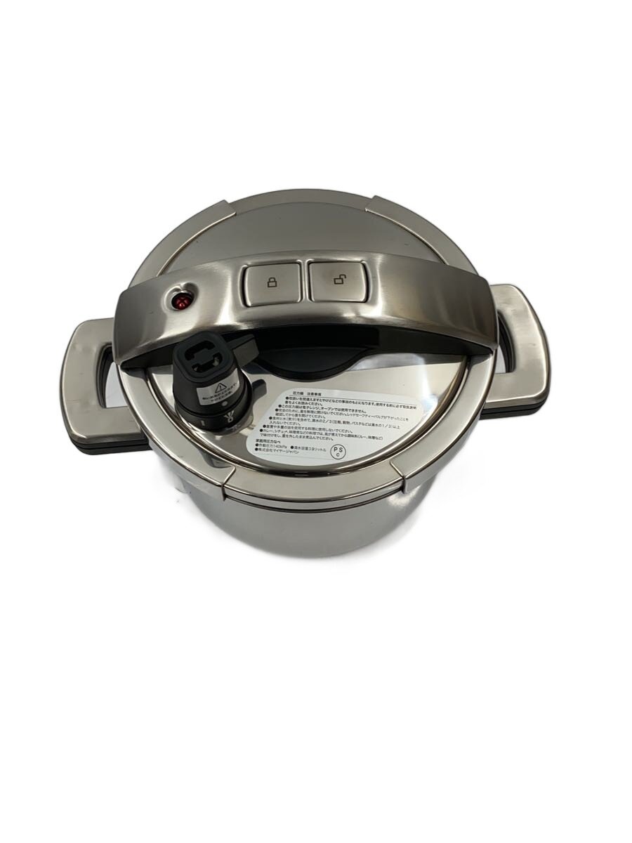 【中古】Meyer◆HIGH PRESSURE COOKER/圧力鍋/容量:4L/SLV【キッチン用品】