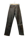 【中古】Calvin Klein◆ボトム/3/牛革/BRW//【レディースウェア】