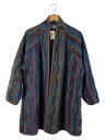 【中古】COOGI◆クージー/カーディガン(厚手)/S/ウール/マルチカラー//【メンズウェア】