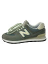 【中古】NEW BALANCE◆NEW BALANCE ニューバランス/ローカットスニーカー/27.5cm/グレー/ML574BA2【シューズ】