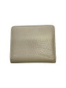 【中古】Maison Margiela◆コバ割れ有/内側汚れ有/2つ折り財布/牛革/GRY/レディース/S56UI0140【服飾雑貨他】