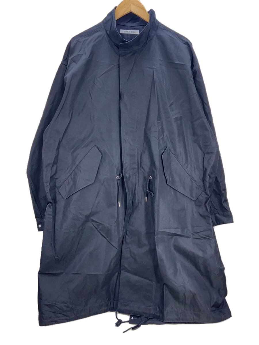 【中古】SEVEN BY SEVEN◆FISH TAIL COAT/コート/L/ナイロン/BLK/800-5110012【メンズウェア】