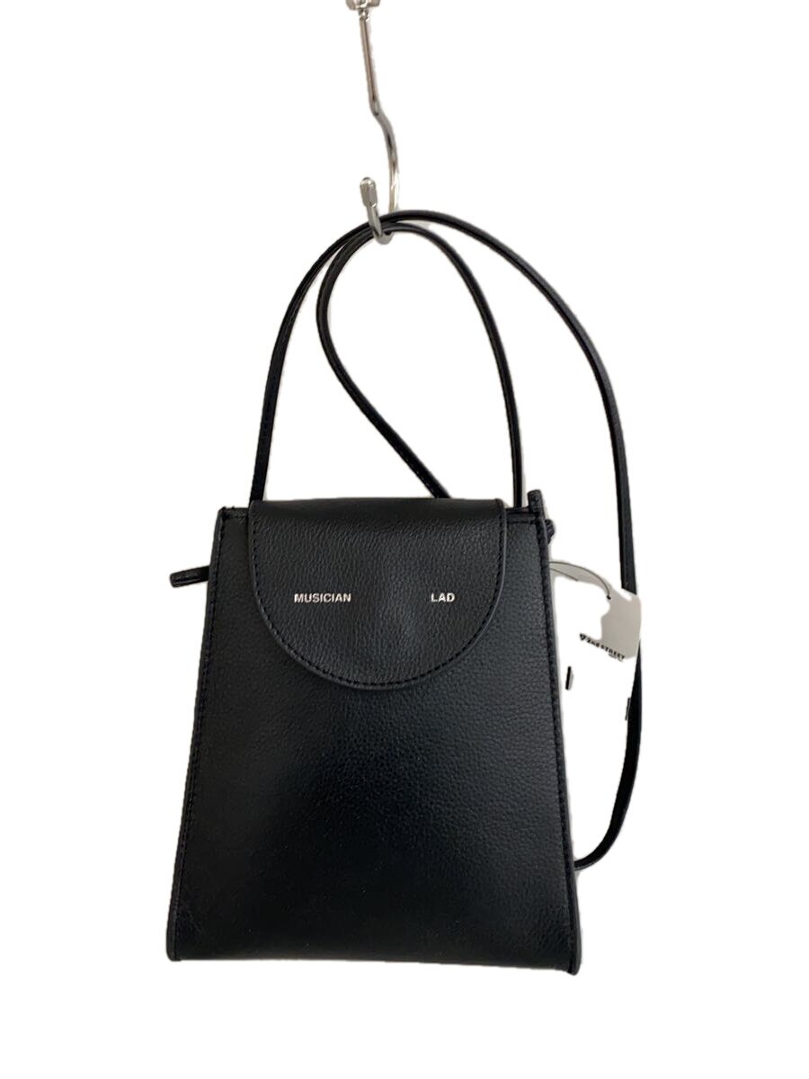 【中古】LAD MUSICIAN◆MINI SHOULDER BAG/ショルダーバッグ/--/BLK/無地//【バッグ】