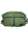 【中古】A BATHING APE◆A BATHING APE/PORTER/ウエストバッグ/ナイロン/GRN【バッグ】