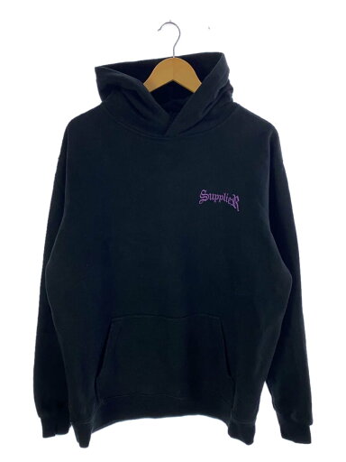 【中古】SUPPLIER◆パーカー/XL/コットン/BLK/ライトストーン【メンズウェア】 【中古】SUPPLIER◆パーカー/XL/コットン/BLK/ライトストーン【メンズウェア】