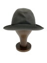 【中古】Borsalino◆ハット/7 1/2/ウール/GRY/メンズ【服飾雑貨他】