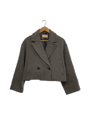 【中古】FRAY I.D◆ジャケット/0/ウール/グレー/FWFC245205【レディースウェア】 【中古】FRAY I.D◆ジャケット/0/ウール/グレー/FWFC245205【レディースウェア】