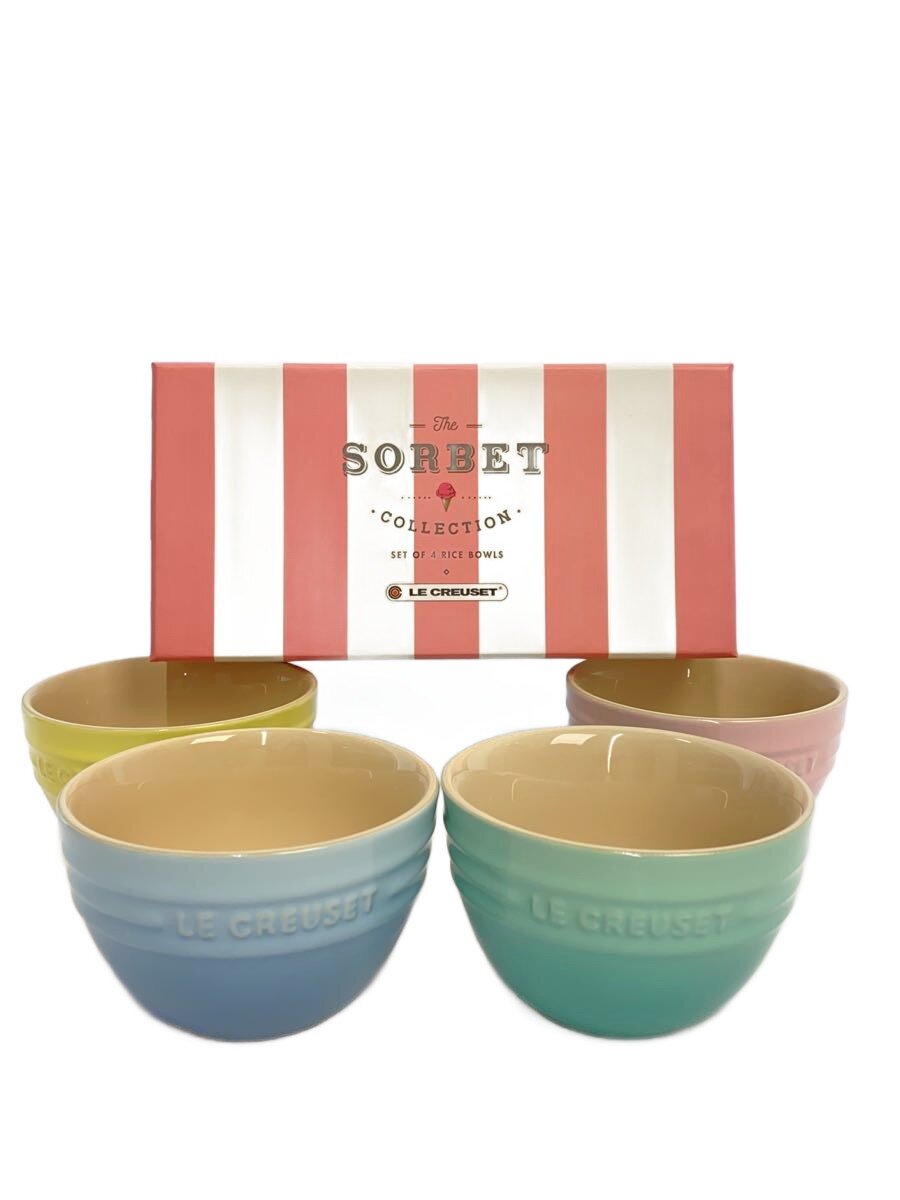 ����š�LE CREUSET��The SORBET COLLECTION/SET OF 4 RICE BOWLS/4�����å�/�ޥ�����顼�ڥ��å������ʡ�