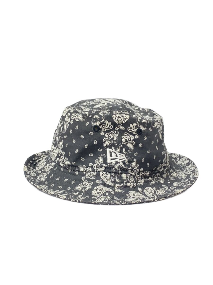 For Women - 【中古】NEW ERA◆バケットハット/L/コットン/BLK/総柄/メンズ【服飾雑貨他】