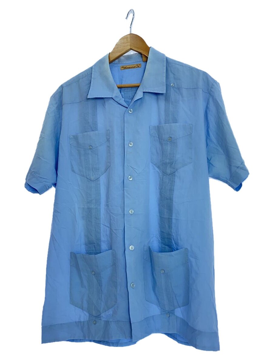 HAVANERA キューバシャツ L ラミー混 生成り 90s