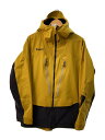 【中古】MILLET◆ウェアー/XL/YLW/MIV03153/ミレー/ジャケット/アウトドア/スキー/スノボード/イエロー/黄色【スポーツ】