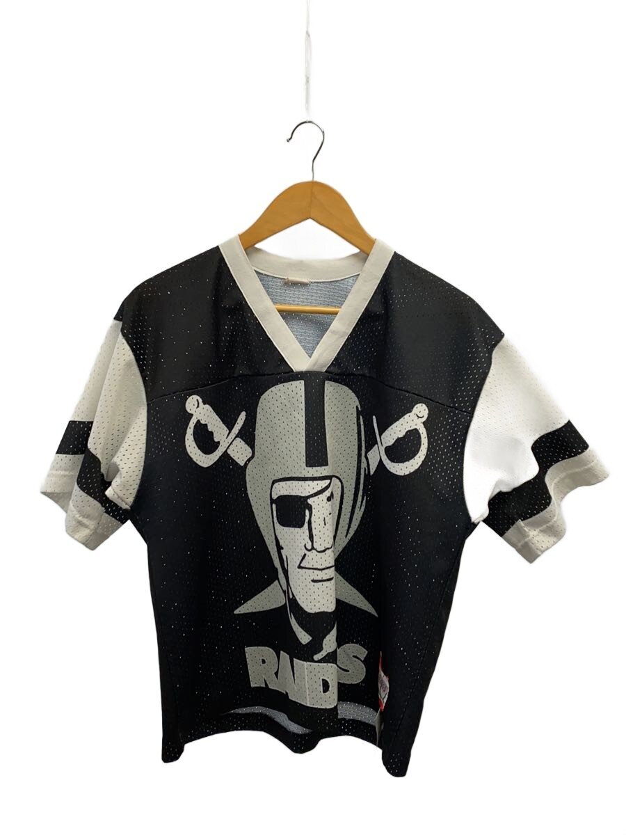 【中古】Wilson◆Oakland Raiders/フットボールジャージ/M/ポリエステル/ブラック【メンズウェア】