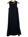 【中古】ENFOLD◆ノースリーブワンピース/38/ポリエステル/BLK/300GA133-0220//【レディースウェア】